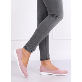 Růžové síťované balerínky IC03 Old Pink růžový 2