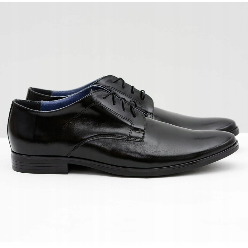Bednarek Polish Shoes Pánské brogues Bednarek Elegantní kožené společenské boty černé Peter černá 2