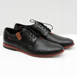 Bednarek Polish Shoes Pánské brogues Bednarek Elegantní kožené černé Nikolas černý 1