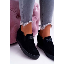 Dámské tenisky Snekers Lu Boo Slip-on Black Kaori černý 1