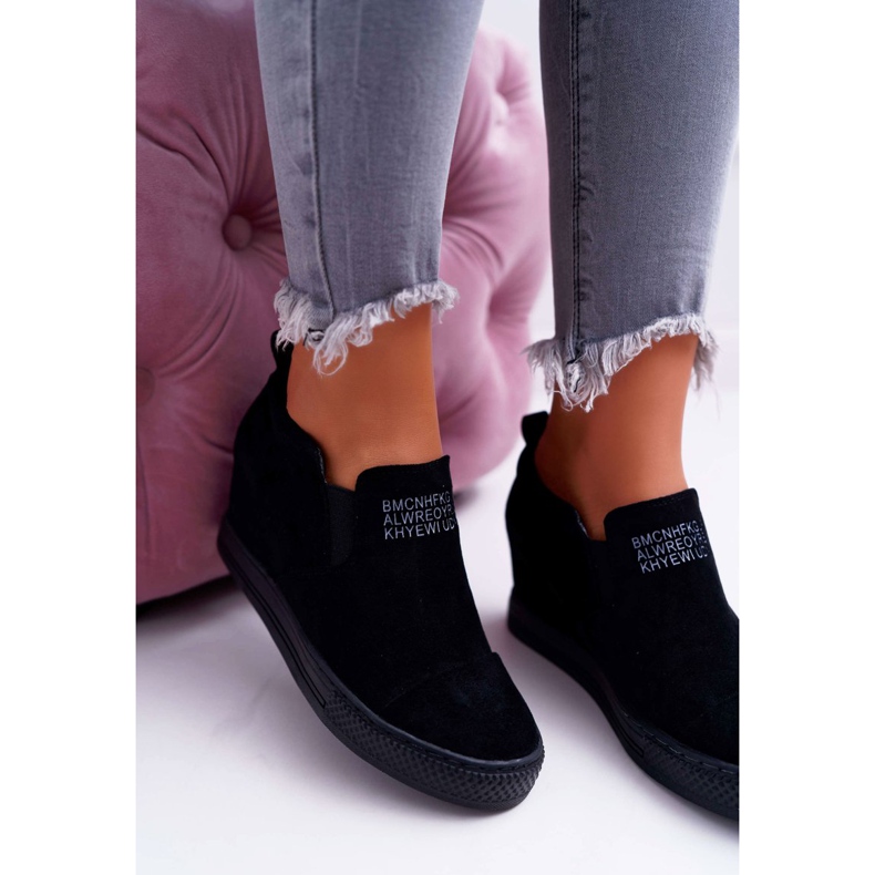Dámské tenisky Snekers Lu Boo Slip-on Black Kaori černá 1