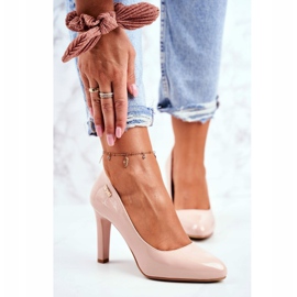 Dámská čerpadla Sergio Leone Beigeho na příspěvku béžový 1