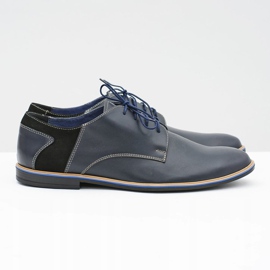 Bednarek Polish Shoes Pánské brogues Bednarek Elegantní kůže Navy Blue Biagio námořnická modř 2