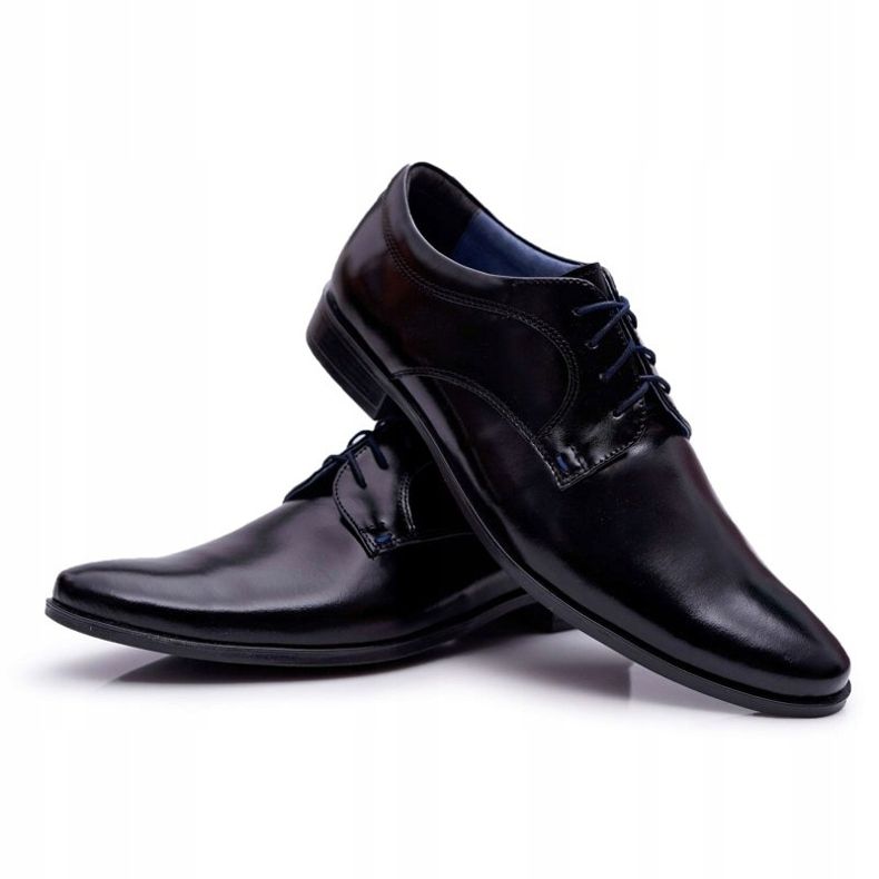 Bednarek Polish Shoes Pánské brogues Bednarek Elegantní lakovaná kůže černá Gaspare 1