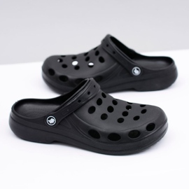 Flameshoes Pánské žabky sandály černé černý 1