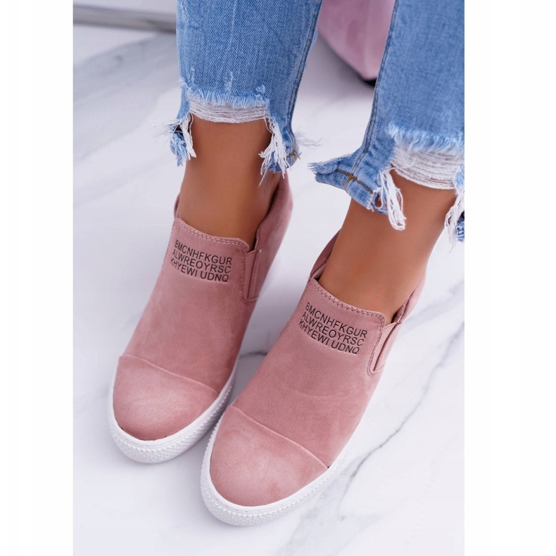Dámské tenisky Snekers Lu Boo Slip-on Pink Kaori růžový 1