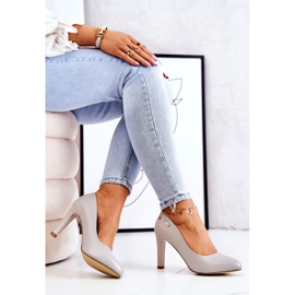 Dámská čerpadla na šedém post Sergio Leone šedá 2