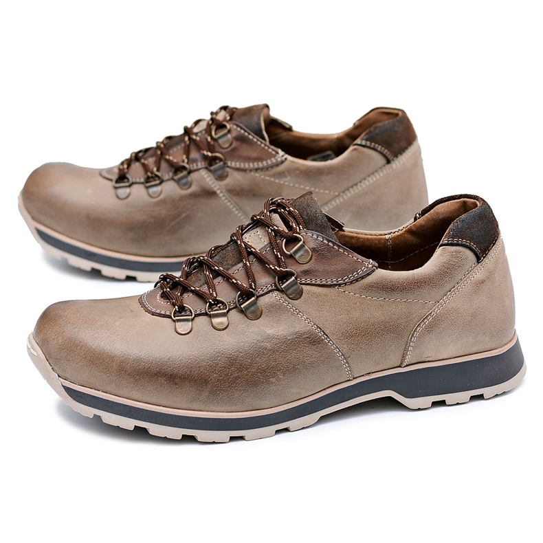 KOMODO Pánská outdoorová obuv Brogues Brown Ivar hnědý 1