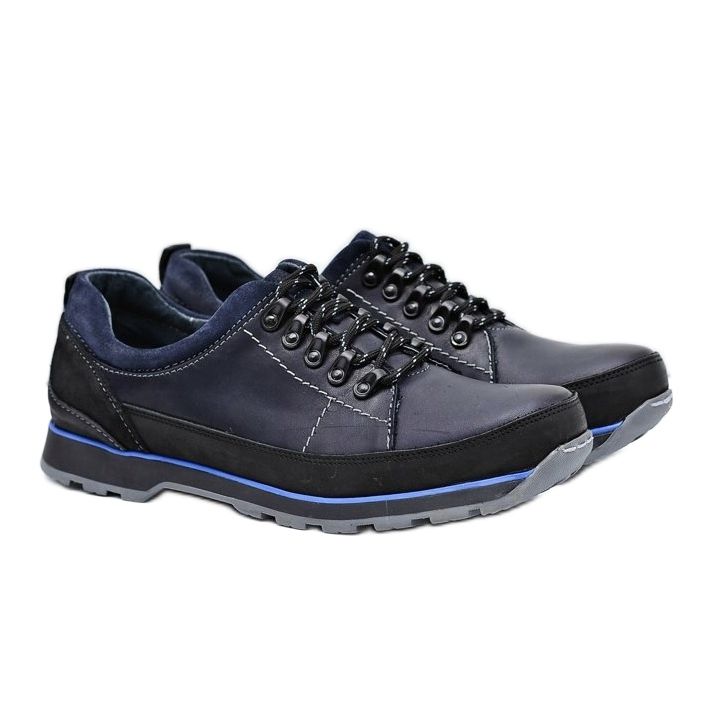 KOMODO Pánské brogues Navy Blue Outdoor Ivar námořnická modrá 1