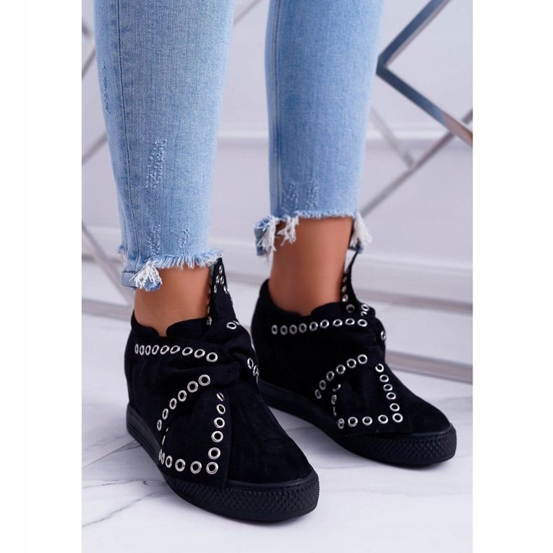 Dámské tenisky Wedges Lu Boo Black Margo černá 1