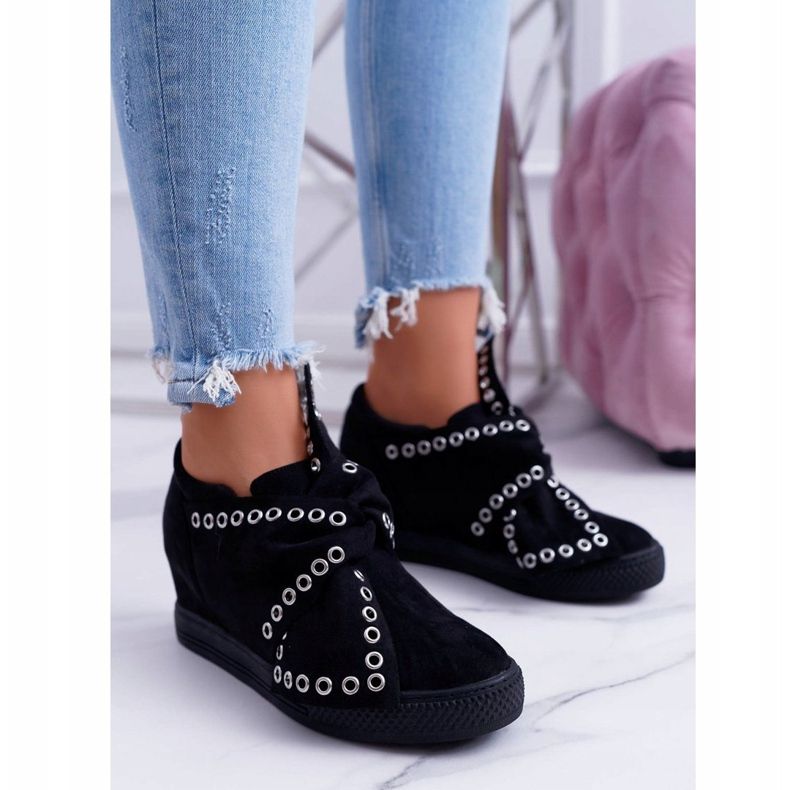 Dámské tenisky Wedges Lu Boo Black Margo černý 2