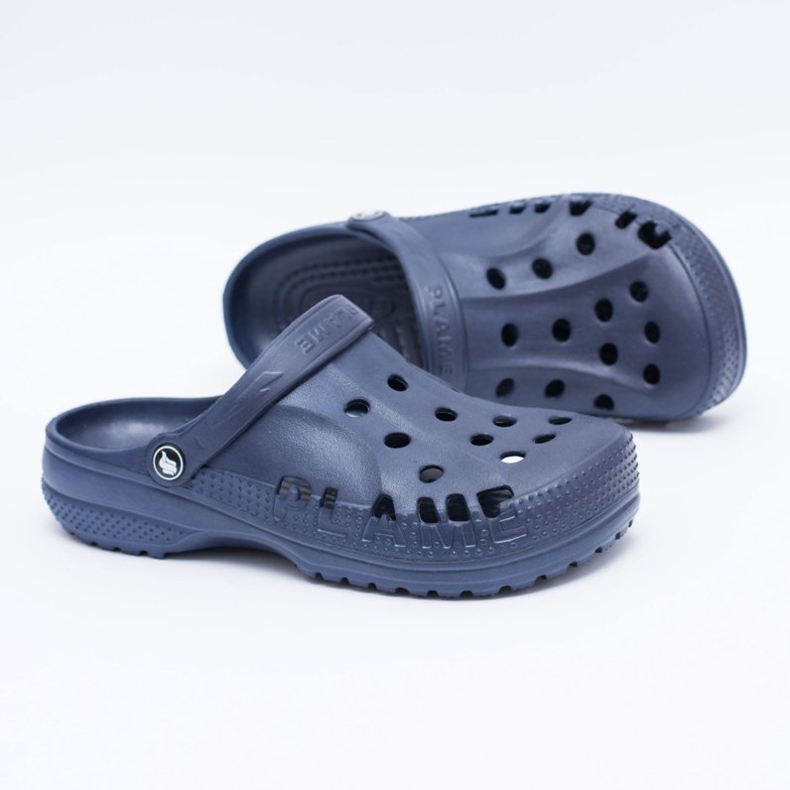 Flameshoes Pánské pantofle pro bazén Kroks Eva Navy Blue námořnická modř 1