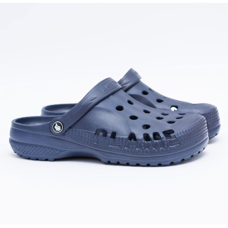 Flameshoes Pánské pantofle pro bazén Kroks Eva Navy Blue námořnická modrá 2