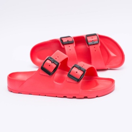 Flameshoes Dámské lehké pantofle Garden Red červený 2