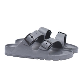 Flameshoes Pánské šedé zahradní lehké pantofle šedá 1