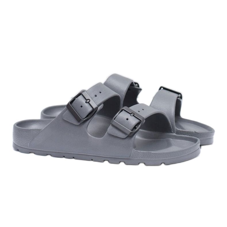 Flameshoes Pánské šedé zahradní lehké pantofle šedá 1