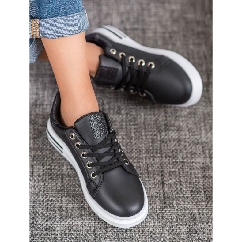 Diamantique Sportovní Boty Na Platformě černá 1