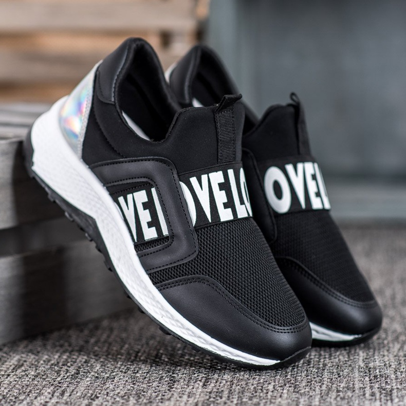 Seastar Slipony na platformě The Love černá 1