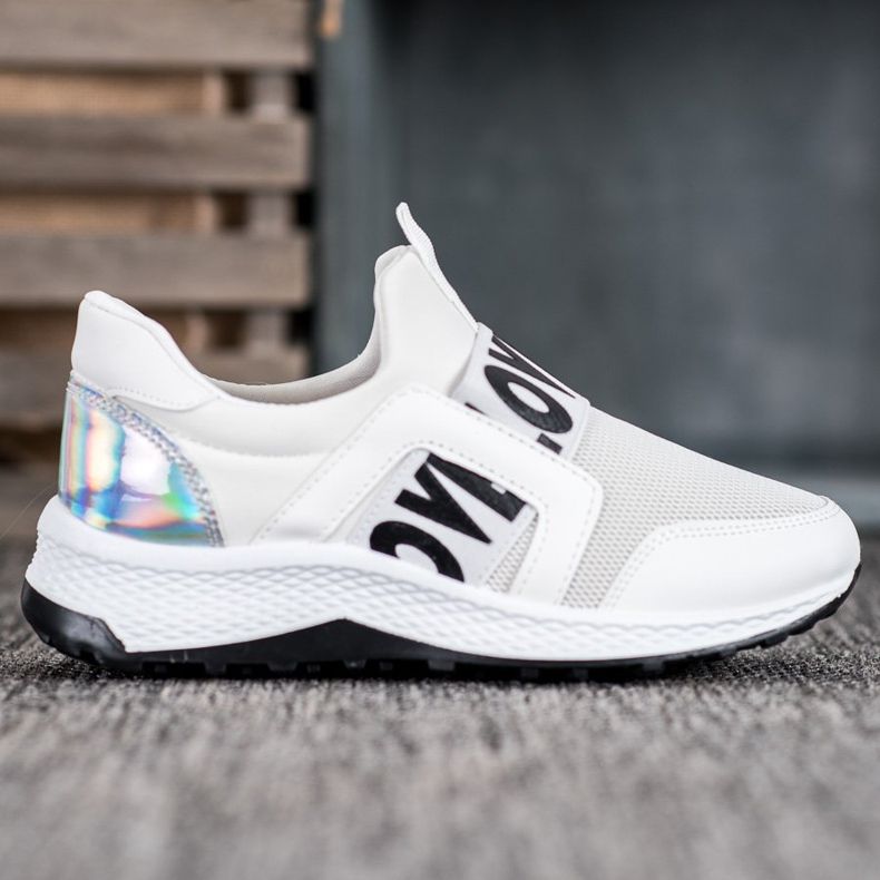 Seastar Slipony na platformě The Love bílý 2