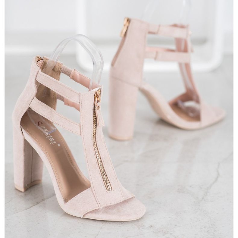 Seastar Sandály Se Zipem hnědý 1