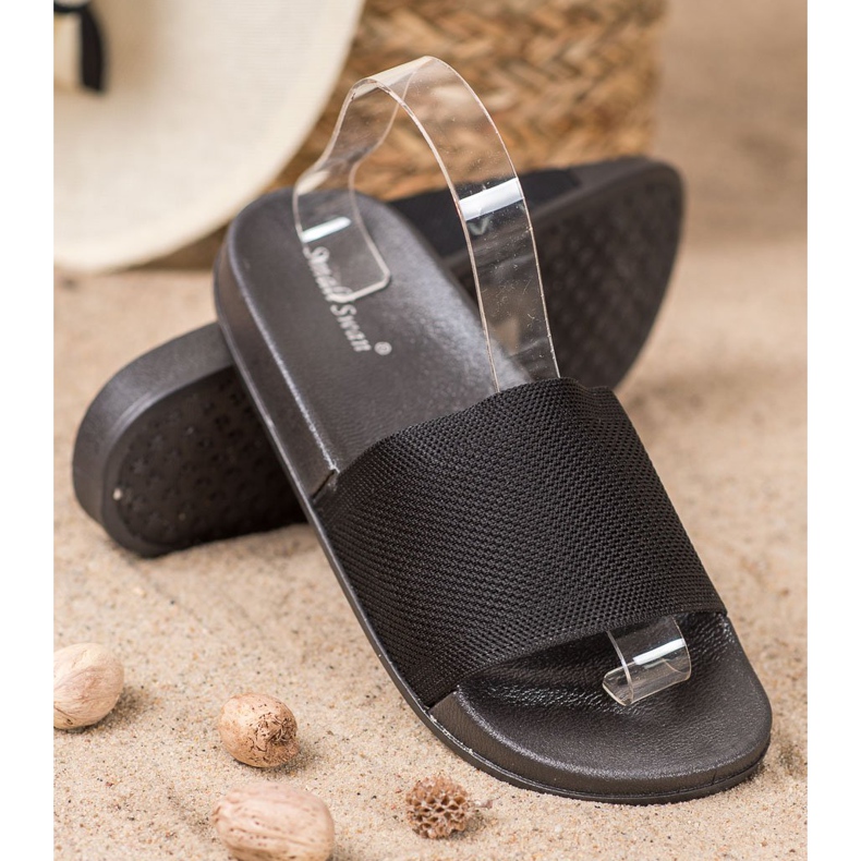 Small Swan Neformální pantofle černý 1