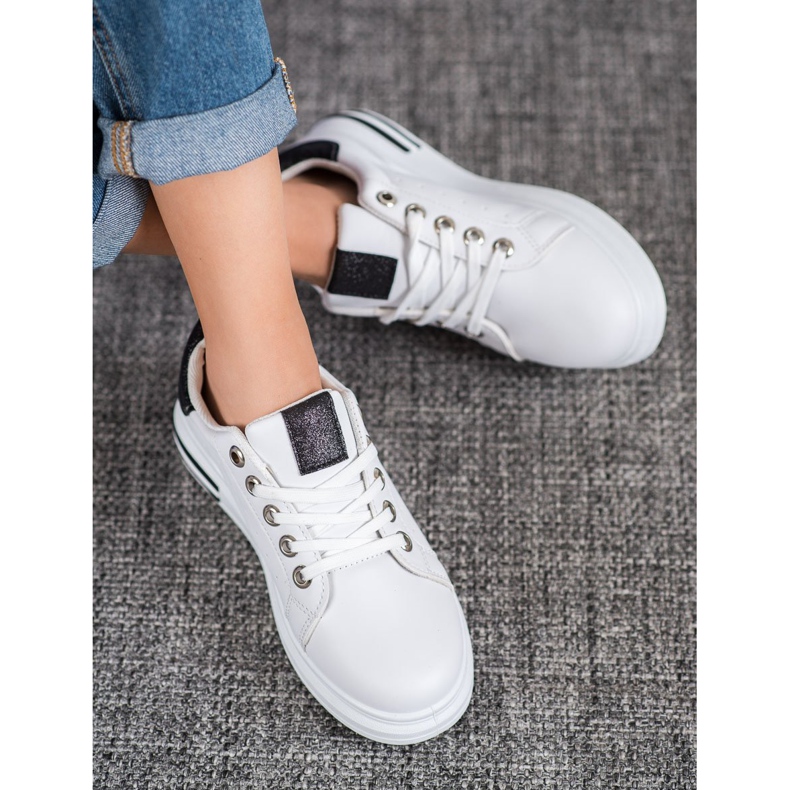 Diamantique Sportovní Boty Na Platformě bílý 2