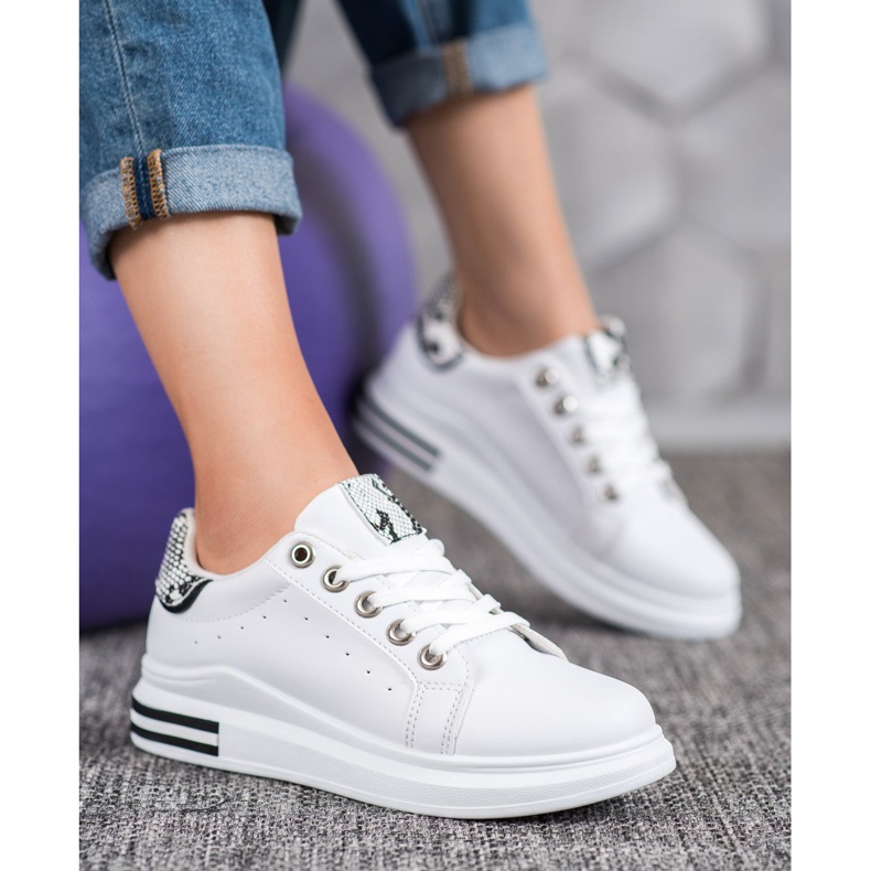 Diamantique Sportovní Boty Na Platformě bílý 1