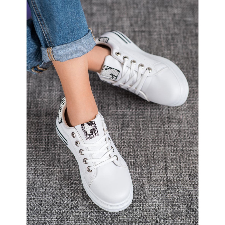 Diamantique Sportovní Boty Na Platformě bílý 2