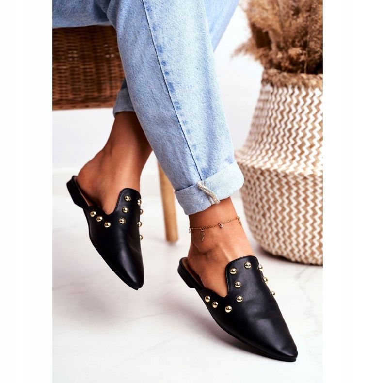 Dámské pantofle Lu Boo Mule Seniorita Black černá 1