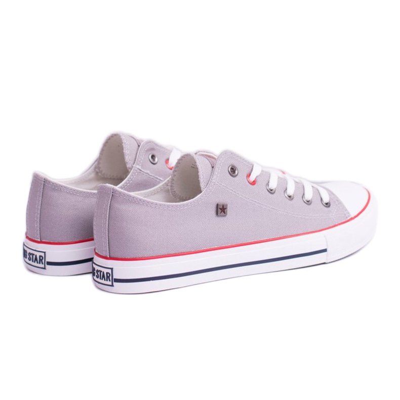 Šedé pánské tenisky Big Star Low T174109 šedá 1