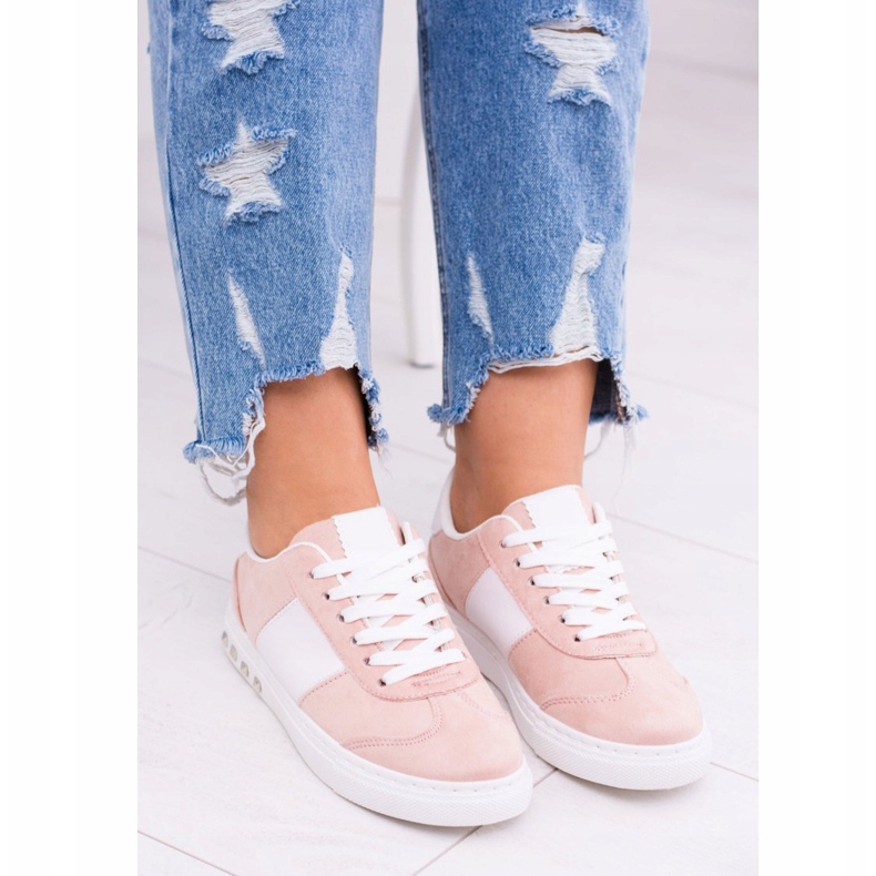 BUGO Růžové tenisky Bati růžový 1