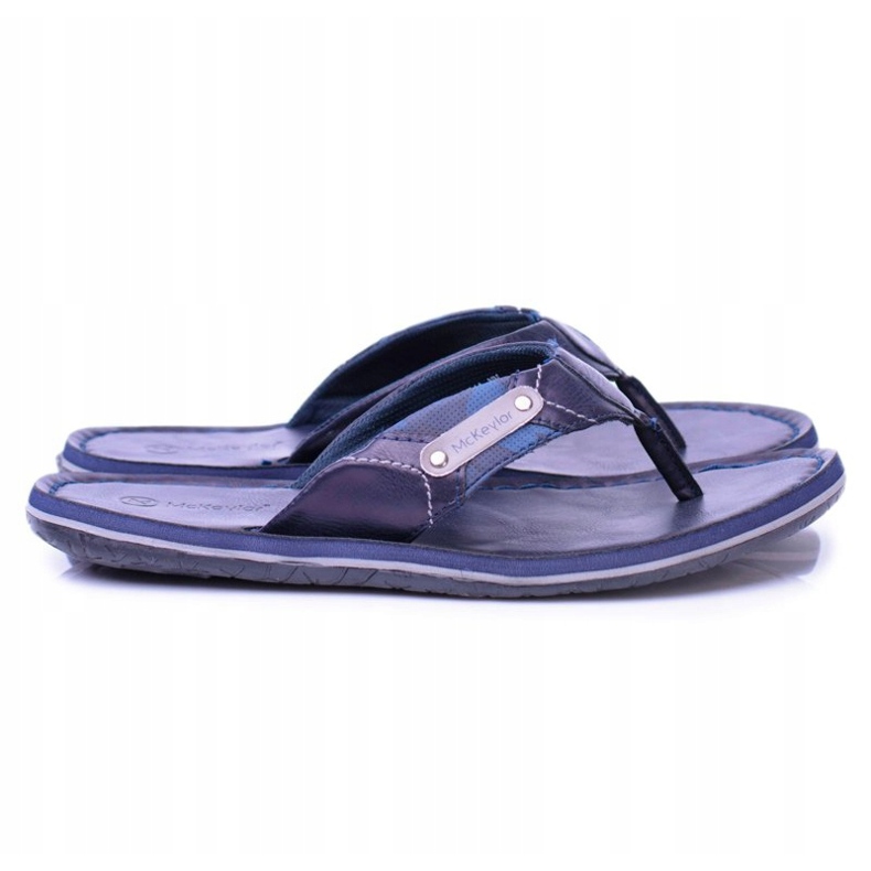Mckeylor Navy blue light Ayumu žabky námořnická modř 1