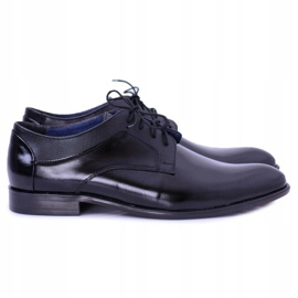 Bednarek Polish Shoes Pánské Brogues Bednarek Elegantní Kožené Formální Boty Černé Maksim černý 1