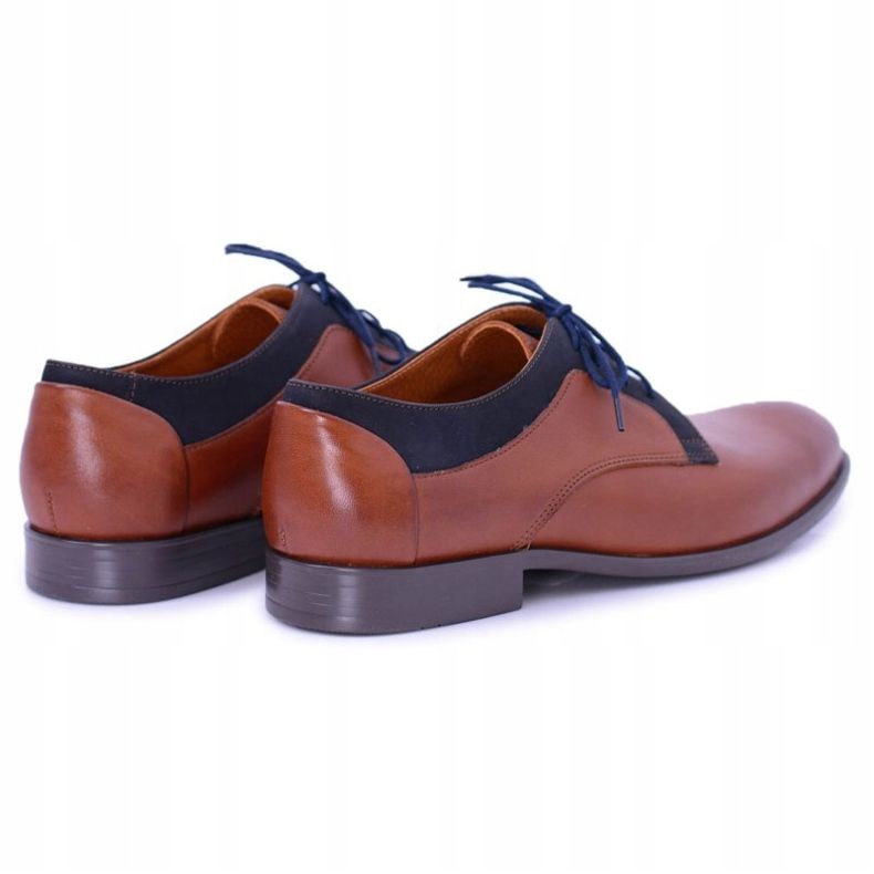 Bednarek Polish Shoes Pánské brogues Bednarek Elegantní kožené hnědé Maksim hnědý 1