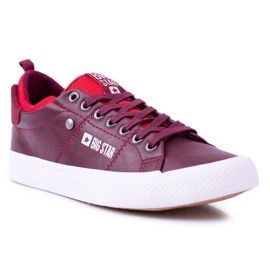 Pánské burgundské tenisky Big Star BB174011 červený 1