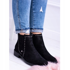Dámské černé boty Jodhpur Big Star BB274529 černý 2