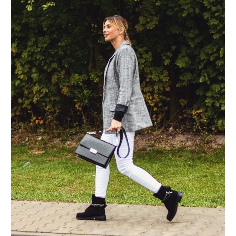 Lu Boo černé dámské boty se zapínáním na zip Rafell černá 2