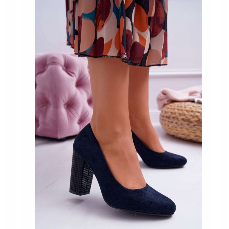 Dámské lodičky Sergio Leone PB200 semiš námořnická modrá Selva 1 Dámské lodičky Sergio Leone PB200 semiš námořnická modrá Selva 1