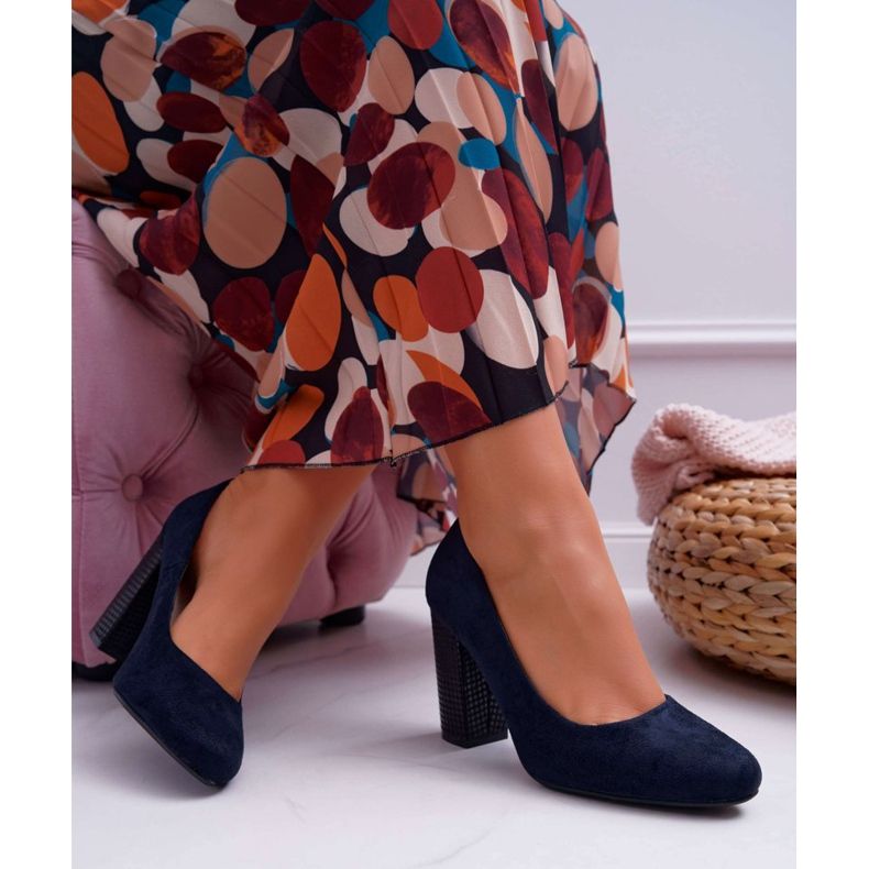 Dámské lodičky Sergio Leone PB200 semiš námořnická modrá Selva 2 Dámské lodičky Sergio Leone PB200 semiš námořnická modrá Selva 2