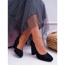 Dámské lodičky Sergio Leone PB200 semiš černá Selva černý 2