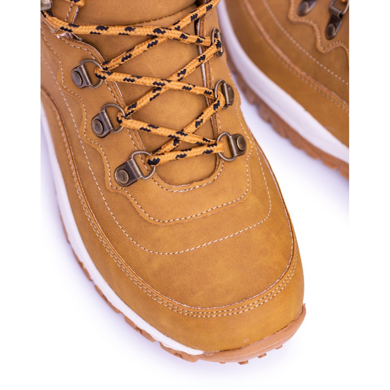 Teplé pánské trekové boty Camel Smith's Duran hnědý 1