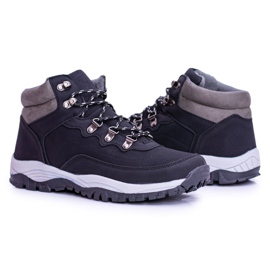 Smith's Teplé pánské černé trekové boty Duran černá 2