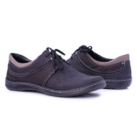 KOMODO Černé pánské kožené boty Nubuck Fuego černý 1