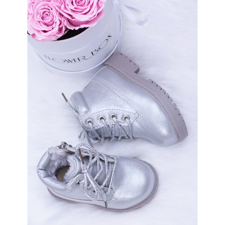 FRROCK Dětské stříbrné izolované lapače Dexter stříbrný 1