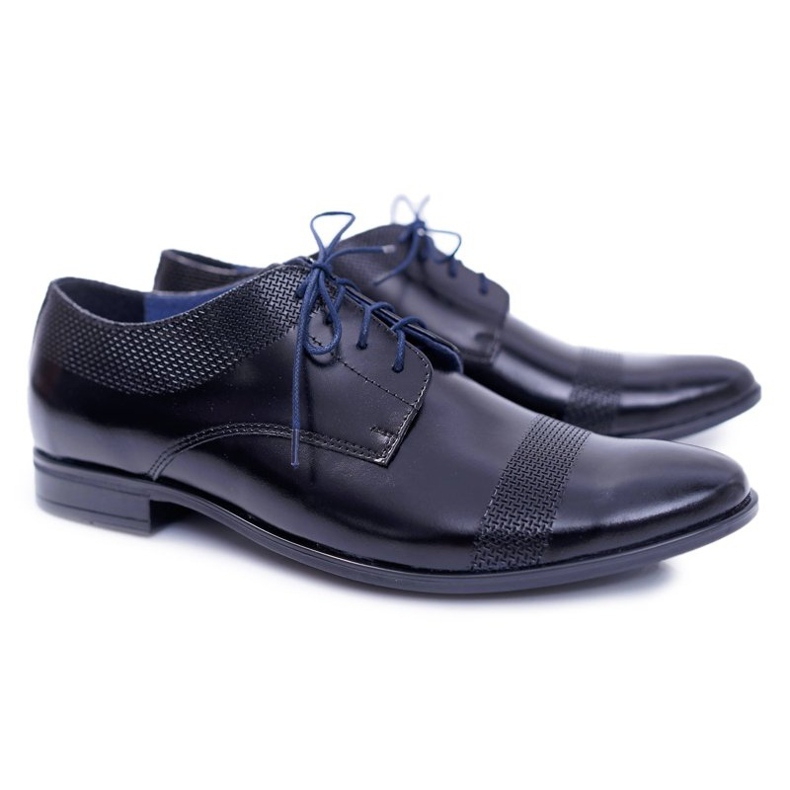 Bednarek Polish Shoes Pánské brogues Bednarek Elegantní kožené černé maestro černý 1