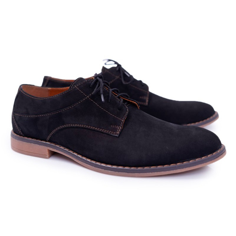 Bednarek Polish Shoes Pánské brogues Bednarek Nubuck černé Atletos černý 1
