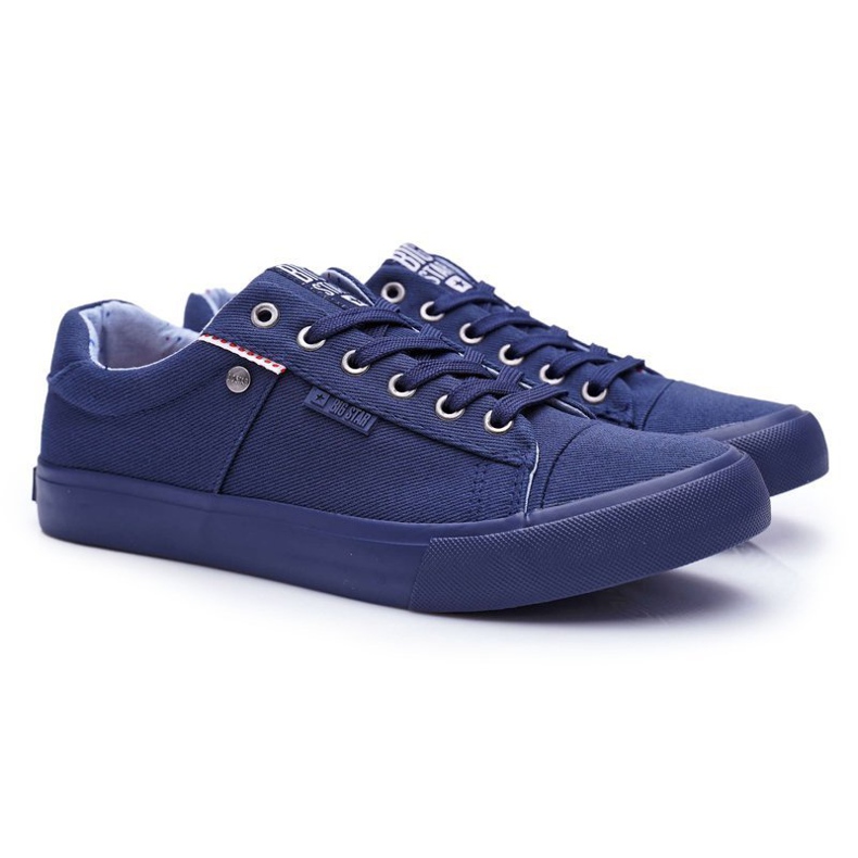 Pánské tenisky Big Star Navy Blue AA174094 námořnická modř 1