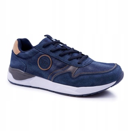 Pánské sportovní boty Big Star Navy Blue DD174312 námořnická modř 1
