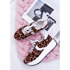 NFR Dámské sportovní boty Leopard SportFreak hnědý 1