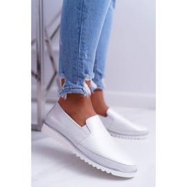 Dámské mokasíny Sergio Leone Silver Magento šedá 1